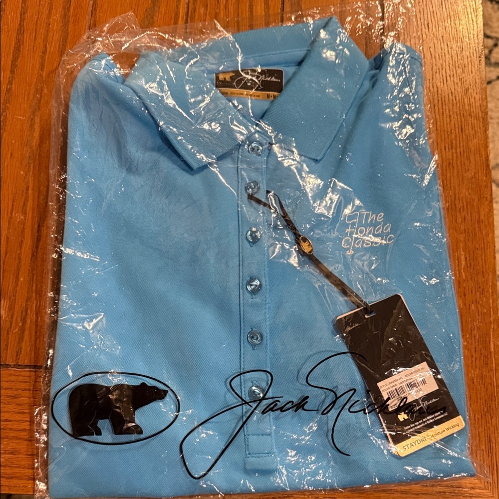 Jack Nicklaus Sky Blue Polo Shirt Honda Classic Collectible